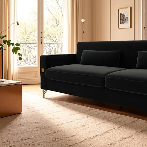 KEIKI 86" Oversized Luxury Velvet Sofa - Image 4