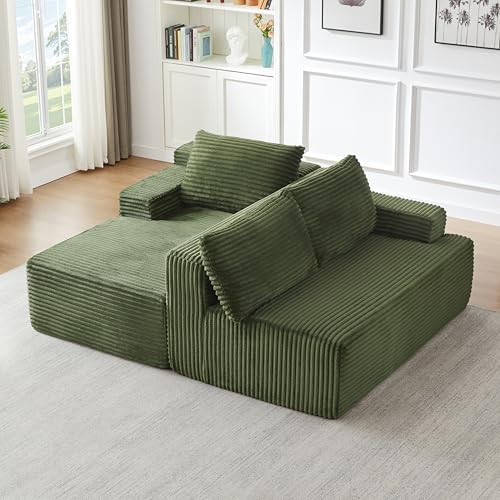 96" Boneless Sectional Cloud Couches - Image 5