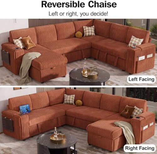WEUP 111" Modular Sectional Sleeper Sofa - Image 7