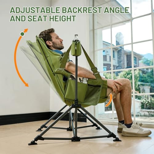 TIMBER RIDGE Hammock Camping Chair, Oversized Swinging Chair, 400lbs Load - Image 5