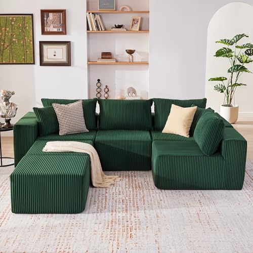 135.4" Modular Boneless Couch, Sectional Couches - Image 2