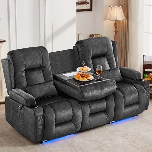 URRED Power Loveseat Recliner Sofa - Image 2