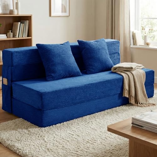 JKMAX Queen Size Folding Sofa Bed - 4 in 1 Convertible Sleeper Chair - High by JKMAX