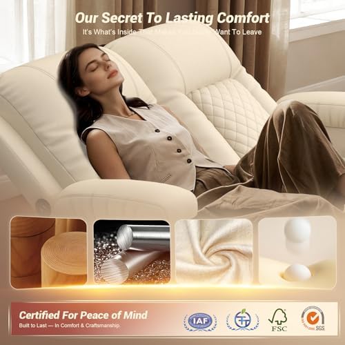 RV Loveseat Recliner Sofa, Reclining Loveseat Wall Hugger Recliners - Image 6