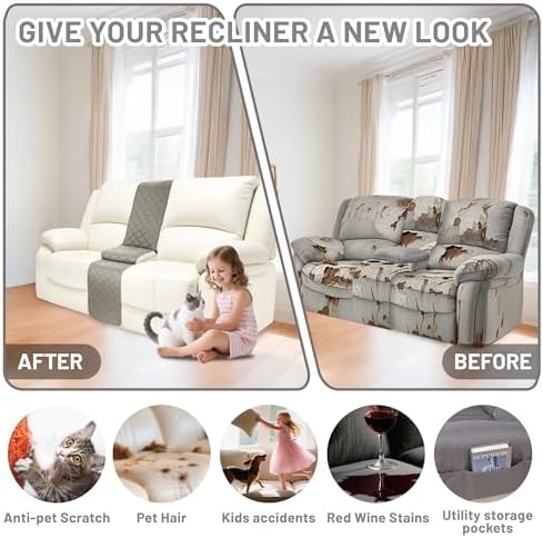Sectional Reclining Couch Covers - Image 4