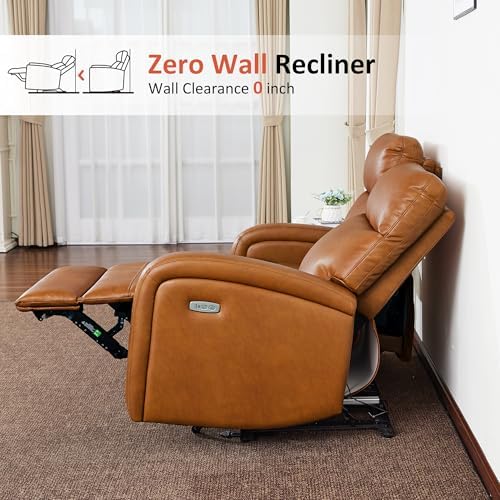 MCombo Zero Wall Recliner Loveseat, 2-Seat Power Wall Hugger Sofa - Image 4
