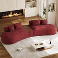 154" Oversized Sectional Sofa for Living Room, Modern Luxury Plush Chenille by DAMAIFROMFURNITURE