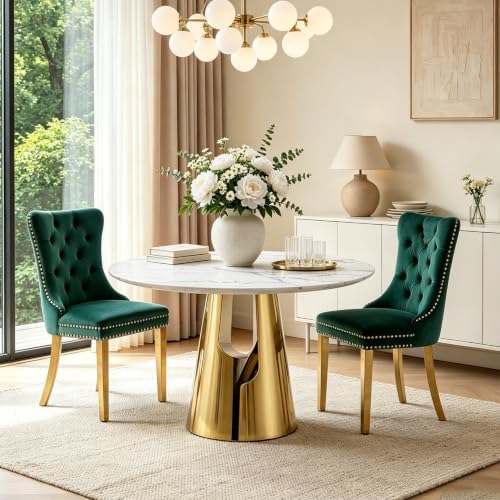 45” Round Dining Table Set For 2, Kitchen Table - Image 2