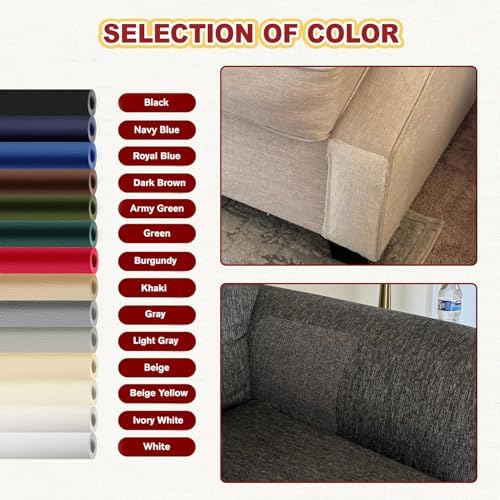 Canvas Repair Tape 16x79 inch, Self Adhesive Fabric Patches, Couch Repair Patch - Image 4