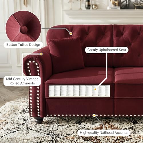 KEIKI 3-Piece Chesterfield Sofa Set - Image 5