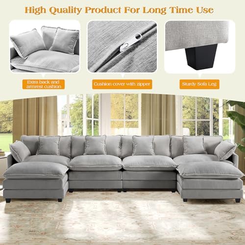 Hanherry Modular Sectional Sofa, Cloud Couch - Image 6