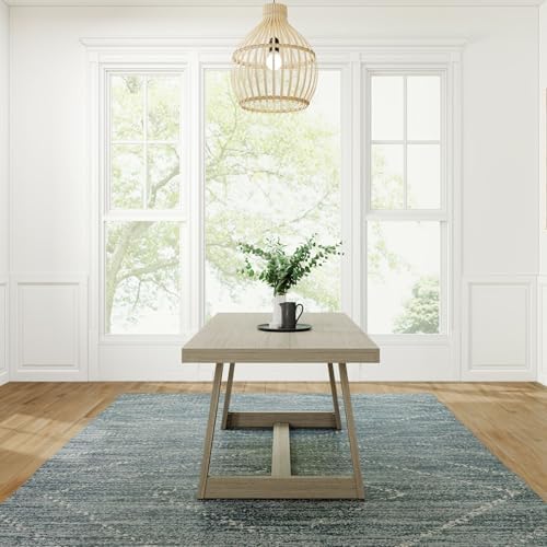 Plank+Beam Classic 72 Inch Dining Table, Rectangular, Seashell Wirebrush - Image 3