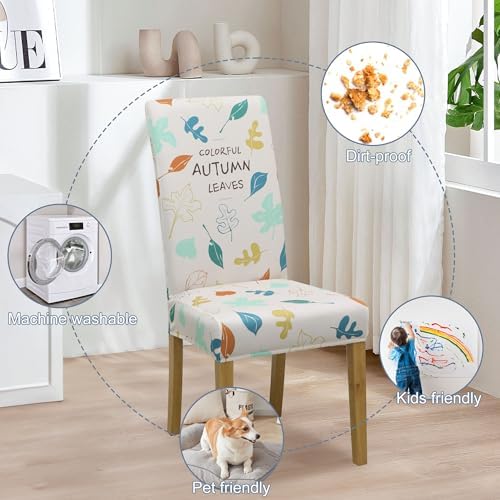 Dining Chair Covers, Stretch Seat Covers, Washable Furniture Protector - Image 6