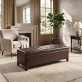 Ottoman with Storage, 51 Inch Large Ottomans Storage Bench by DECODEVILLE