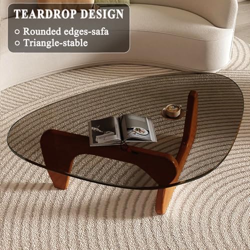 Glass Coffee Table, Mid Century Modern Coffee Table, Coffee Table - Image 4