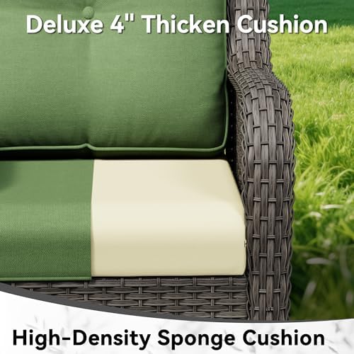 Outdoor Swivel Rocker Patio Chair - Image 7