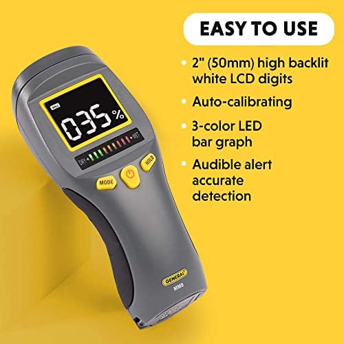 General Tools MM8 Pinless Moisture Meter - Image 3