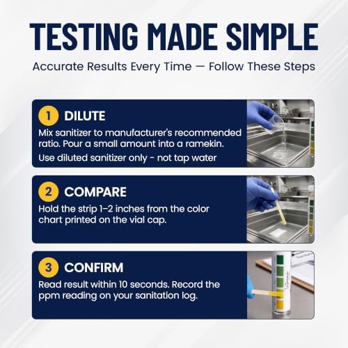 400 Pack Quat Sanitizer Test Strips - Image 5