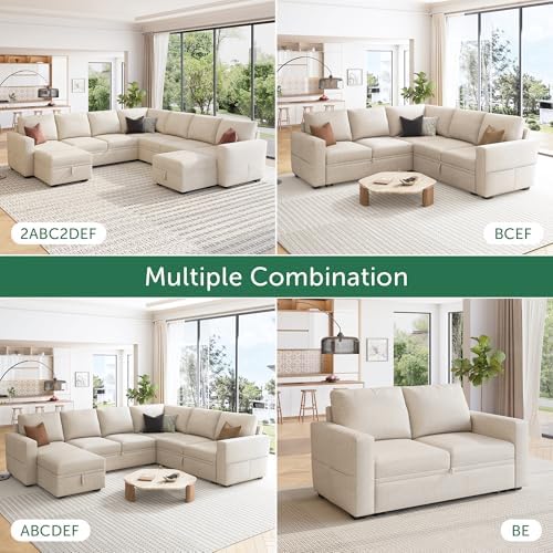 HONBAY Modular Sectional Sleeper Sofa - Image 5