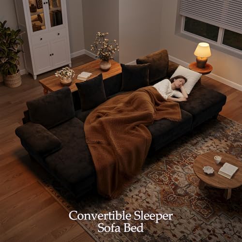 Txtin's Sleeper Sofa with Pull Out Couch Bed | 112 Inch Couches - Image 2