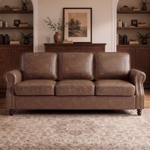 Kingfun Faux Leather 3 Seater Sofa by KINGFUN-Anexcitingoption