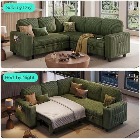 LINSY HOME 81" Modular Sectional Couch - Image 3