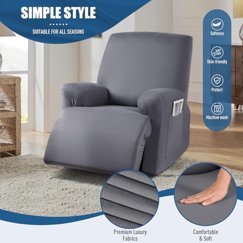 TAOCOCO Recliner Chair Cover 4-Pieces - Image 3