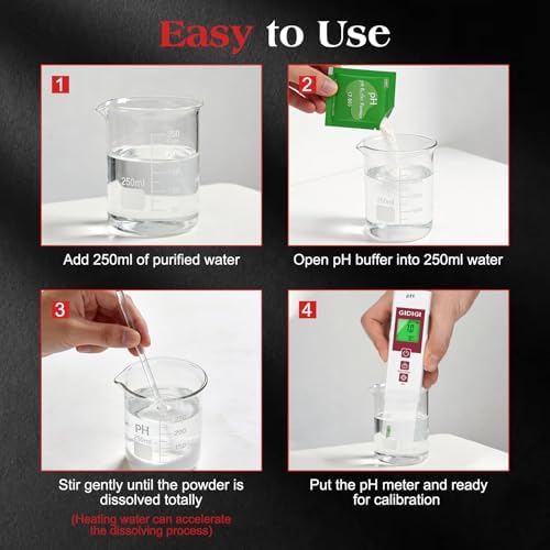18-Pack pH Meter Buffer Solution Powder 7.00/4.00/10.01 - Image 4