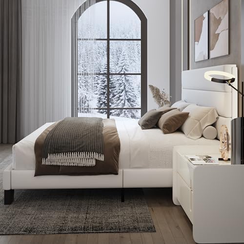 WEEWAY King Size Velvet Bed Frame - Image 4