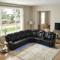 Power Recliner Sectional Sofa, L-Shaped Living Room Furniture Set, Reclining by GEBADOL