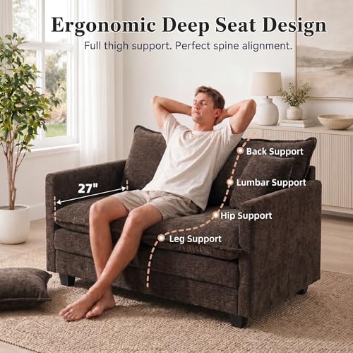 2-Seater Cloud-Like Loveseat Sofa - Image 5