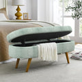 43.5" Ottoman with Storage, Storage Ottoman Bench with Safety Hinge, Bed End by Unknown