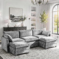 LEVELEVE 112.5" U-Shape Modular Sofa by Enjoyyourlife