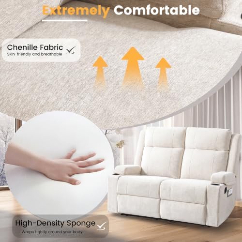 Recliner Loveseat, Double Recliner Loveseat - Image 4
