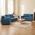 Modern 3-Piece Fabric Sofa Set, Living Room Couch by SCHUTEO