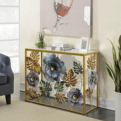 Lewahom Console Table, Vintage Art Sofa Table - Image 7