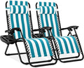 Best Choice Products Zero Gravity Chair Recliner, Peacock Striped by BestChoiceProducts