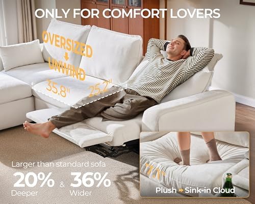 153" Modular Power Reclining Sectional 3 Seater Home Theater Sofa Chenille - Image 3