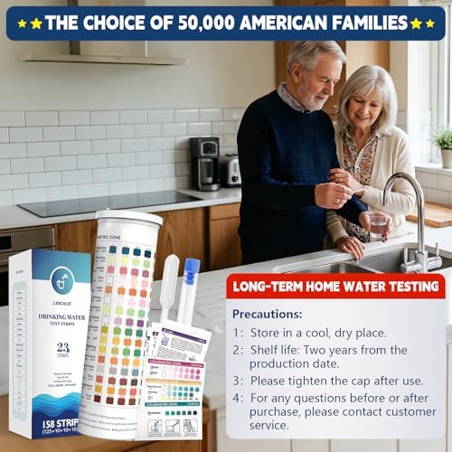All-New 23 in 1 Drinking Water Testing Kit 158 Strips, Well Water Testing Kit & - Image 6