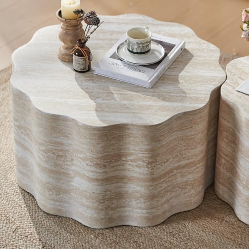 JUSTONE Set of 2 Round Coffee Tables - Image 6