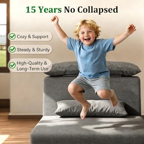 Fold Out Chair Bed, Folding Sofa Bed, 3 in 1 Convertible Sleeper Chair Bed - Image 4