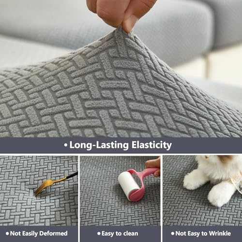 Yoovat Couch Cushion Covers for Sofa Couch Covers Wear-Resistant Universal Sofa - Image 6