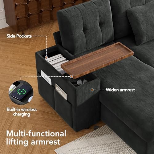 Vipbear 130" Modular Sectional Sleeper Sofa - Image 6
