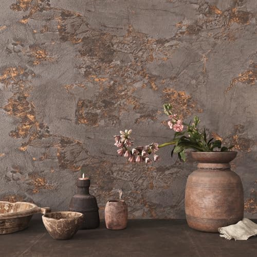 VEELIKE Thick Metallic Brown Marble Contact Paper - Image 6