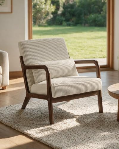 Garvee Mid Century Accent Chair, Upholstered Armchair by Garvee