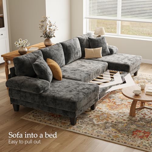 Txtin's Sleeper Sofa with Pull Out Couch Bed | 112 Inch Couches - Image 5