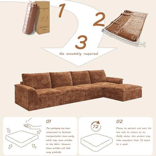 EASE MOOSE Boneless Couches for Living Room - Image 3