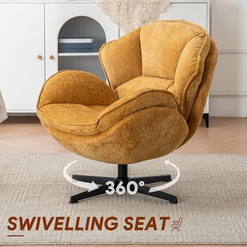 Swivel Accent Chair Set of 2, Modern Recliner Lounge Chair - Image 3
