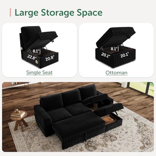 HONBAY Modular Sectional Sofa - Image 5