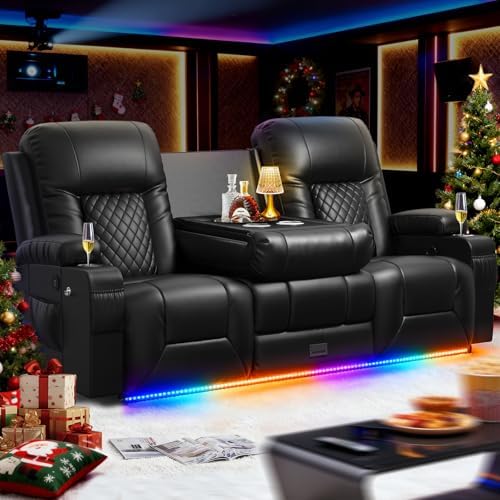 RV Loveseat Recliner Sofa, 3 Seater Reclining Sofa by MOSGAT